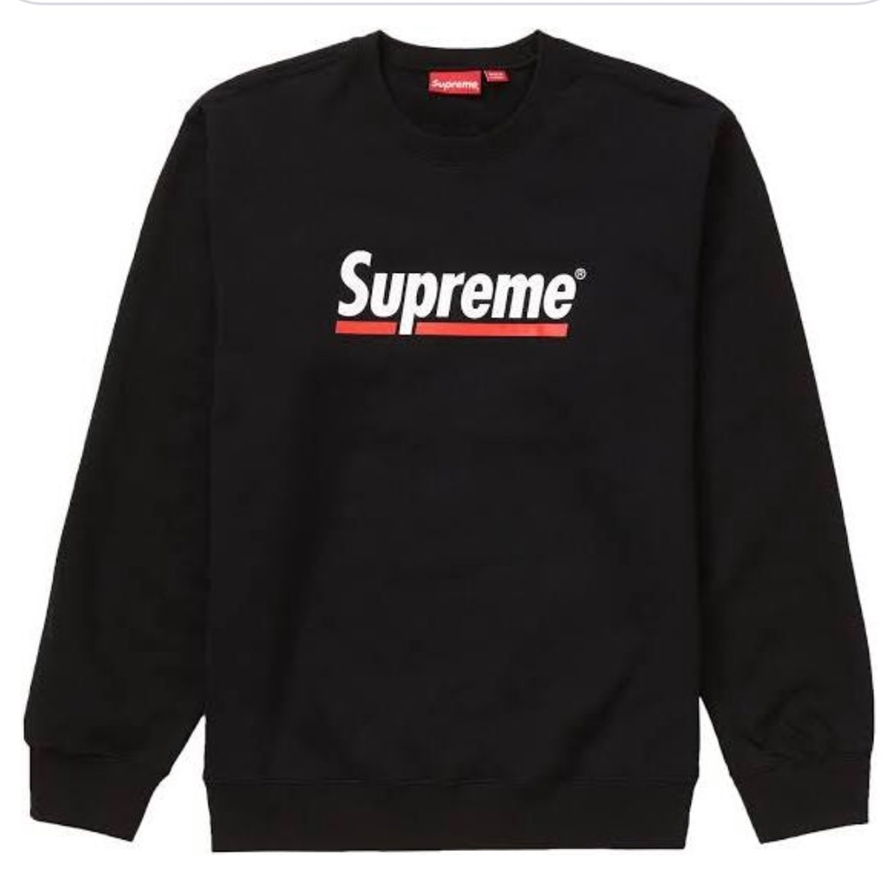 Navy Supreme Underline Crewneck